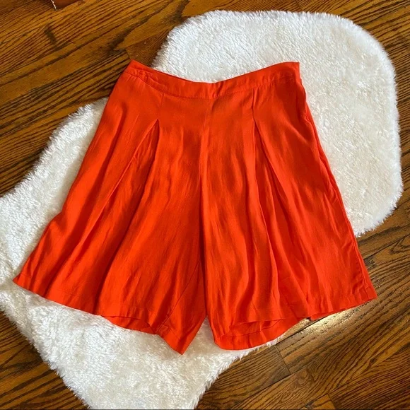 Anthropologie Sunday in Brooklyn Rayon High Waist Wide Leg Short Sz 2 - Picture 3 of 15